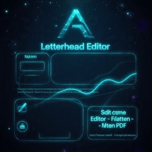 Letterhead editor thumbnail